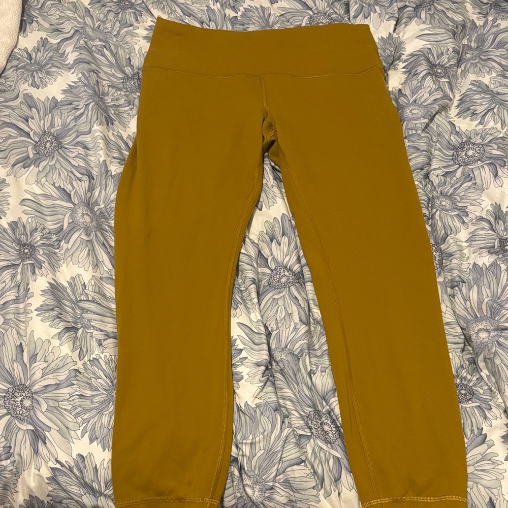 lululemon athletica Mustard Yellow Leggings